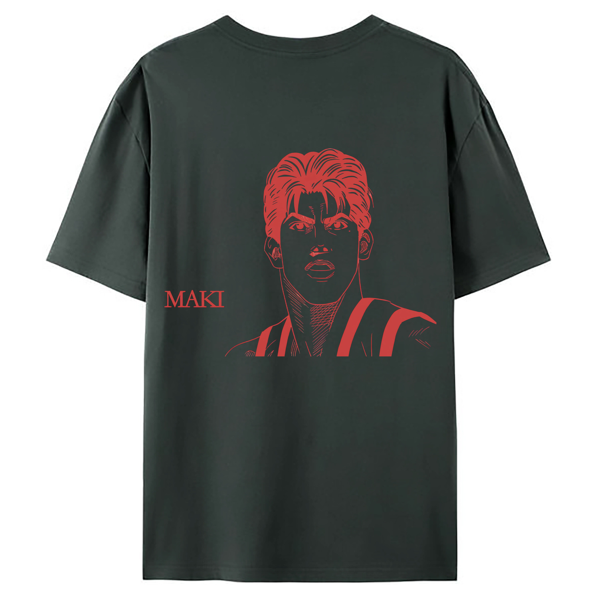 （画像用） SLAM DUNK／スラムダンク 綿100％ メンズ半袖Tシャツ（バックプリント） 通気性
